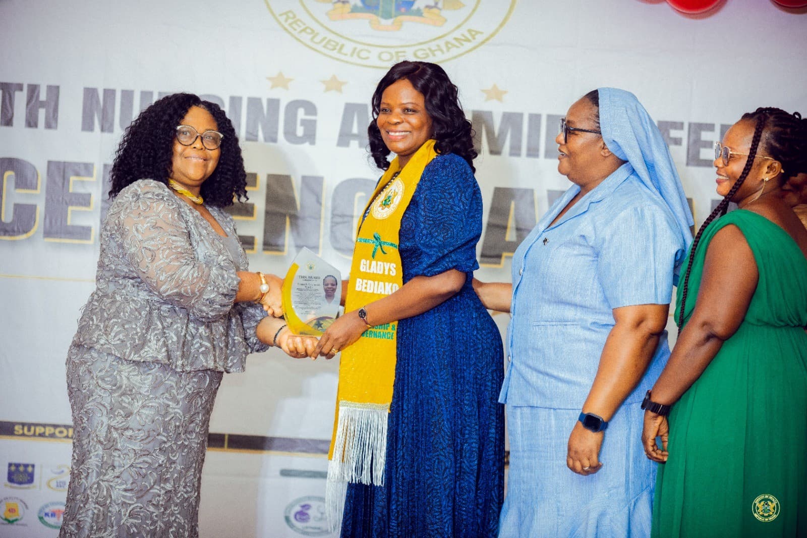 Mrs Gladys Bediako Honoured at the 6th Nursing and Midwifery Excellence Awards